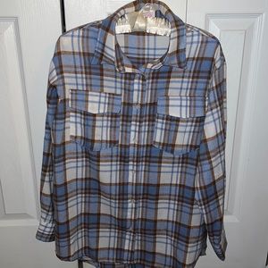 Pink Lily Boutique Flannel - M NWOT